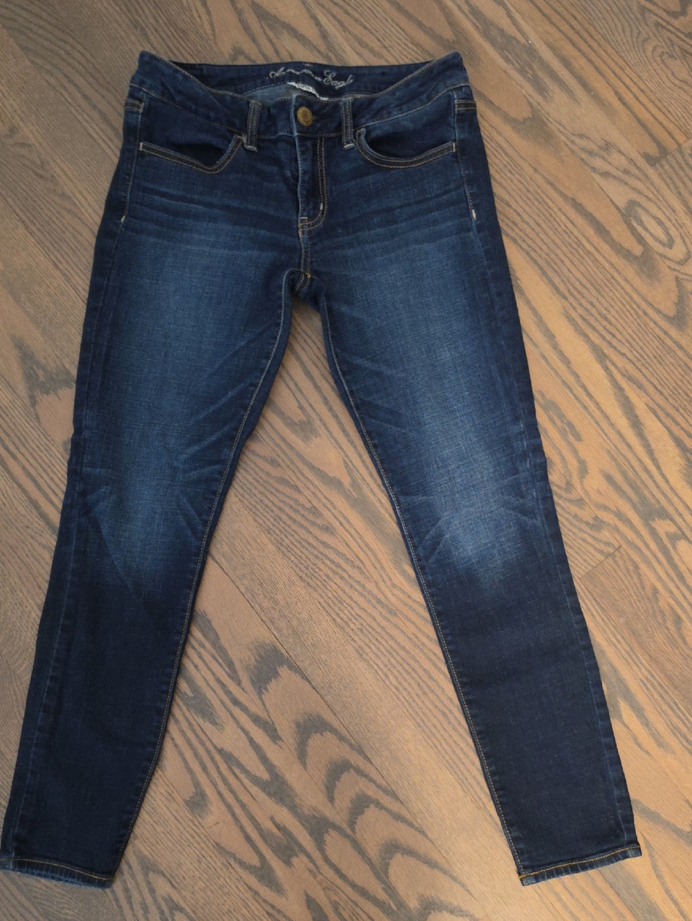 American Eagle Outfitters Dark Blue Skinny Jeans